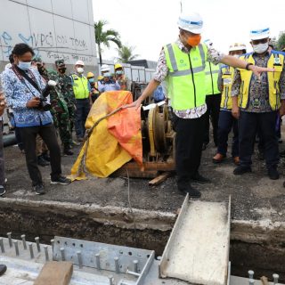 Pembangunan Jembatan Rembun dikebut dan ditarget akhir Februari selesai