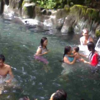 Pemandian air panas Objek Wisata Guci Tegal