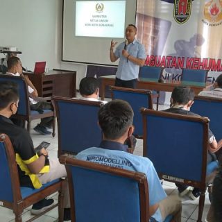 Kegiatan penguatan kehumasan babang olahraga yang diselenggaran bidang humas KONI Kota Semarang