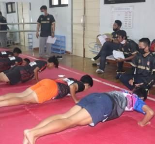 KONI Kota Semarang melaksanakan tes fisik atlet terkait Program Semarang Emas (PSE) bagi atlet Porprov 2022