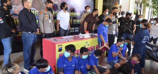 Polrestabes semarang melakukan Gelar Perkara Kasus Pencurian Toko Emas Cecak di Semarang