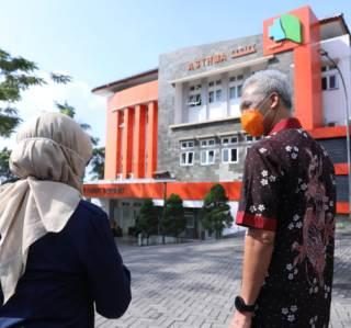 Gubernur memantau persiapan fasilitas penanganan Covid di Salatiga