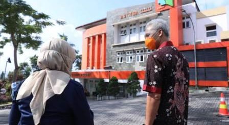 Gubernur memantau persiapan fasilitas penanganan Covid di Salatiga