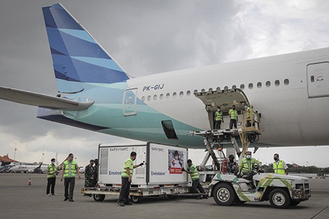 Dukungan vaksin Covid-19 untuk Indonesia terus mengalirkan dari luar negeri.