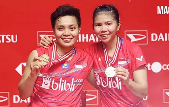 Ganda putri Indonesia, Gresya Polli/Apriyani Rahayu jadi pahlawan Indonesia setelah mampu merebut medali emas Olimpiade Tokyo 2020