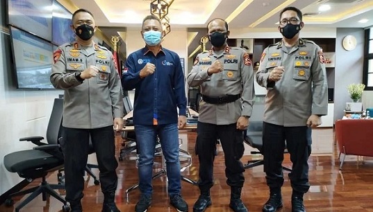 Direktur Operasional PT LIB melakukan pertemuan dengan Asisten Operasional Kapolri Irjen Pol Drs Imam Sugianto MSi untuk menginformasikan jadwal Liga 1 2021.