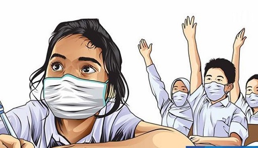 Ilustrasi pembelajaran tatap muka (PTM)