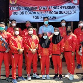Para atlet menembak Jawa Tengah pada PON XX Papua, 7 di antaranya dari Kota Semarang