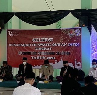 Suasana seleksi MTQ tingkat Kecamatan Semarang Selatan