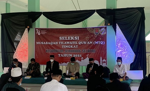 Suasana seleksi MTQ tingkat Kecamatan Semarang Selatan