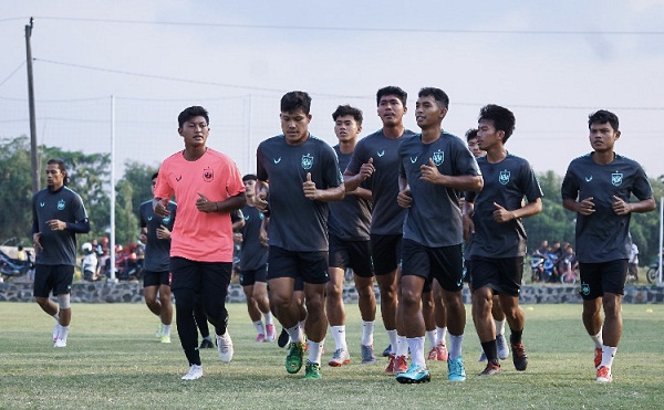 Para PSIS kembali menjalani latihan untuk menatap laga seri kedua BRI Liga 1