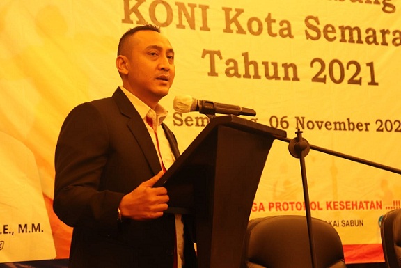 Ketua Umum KONI Kota Semarang, Arnaz Agung Andrarasmara