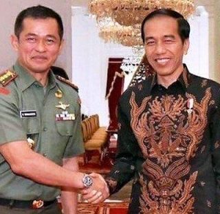 Mayjen TNI Maruli Simanjuntak bersama Presiden Joko Widodo