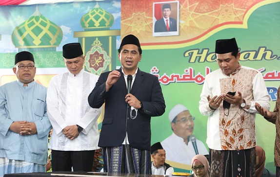 Wakil Gubernur Jawa Tengah, Taj Yasin Maimoen, hadir dan meresmikan Pondok Pesantren Nurul Anwar, Wonogiri, Senin (10/01)