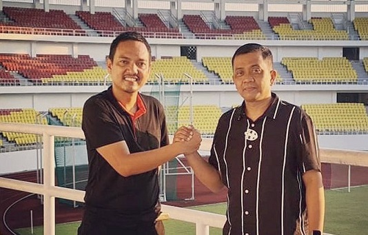CEO PSIS,Yoyok Sukawi dan Komisaris PSIS, Junianto saat berkunjung ke Stadion Jatidiri beberapa waktu yang lalu. Dok. Instagram