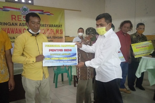 Ketua DPRD Provinsi Jawa Tengah Ferry Wawan Cahyono SPi MSi saat reses di Desa Gemuruh, Kecamatan Bawang, Kabupaten Banjarnegara, Rabu (16/2)