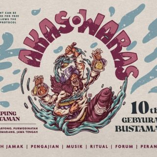 Pamflet acara Gebyuran Bustaman ke-10
