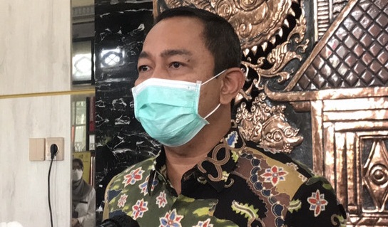 Wali Kota Semarang Hendrar Prihadi saat melakukan konferensi Pers di kantornya, beberapa waktu yang lalu