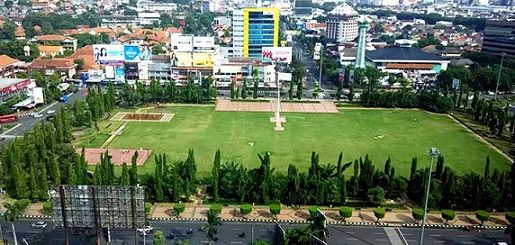 Gubernur Jateng Ganjar Pranowo dan Menteri PUPR Basuki Hadimuljono akan salat Idul Fitri di Lapangan Pancasila Simpanglima Semarang