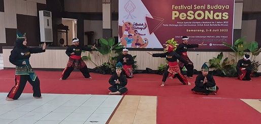 Opening ceremony kegiatan PeSoNas 2022 yang dibuka oleh Menteri Pemuda dan Olahraga, Zainudin Amali di Holy Stadium, Semarang, Senin (4/7). (Foto dok: Istimewa) 