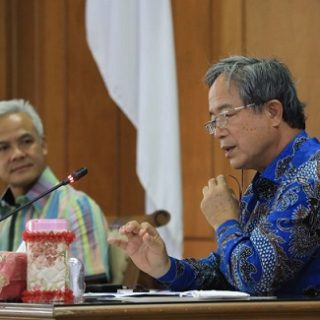 Kepala Kantor Perwakilan Ekonomi dan Perdagangan Taiwan, John Chen, menemui Gubernur Jawa Tengah Ganjar Pranowo di kantornya, Selasa (26/7). Chen menyebut, Jawa Tengah menjadi favorit bagi para investor Taiwan