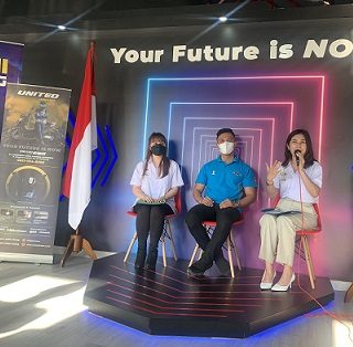 Dari kanan ke kiri : Ketua OC Adheniar, Ketua Umum BPD Jateng Wulan Rudy Prasetyo dan  Juri HIPMI Cooking Competition Aisha Gabriela