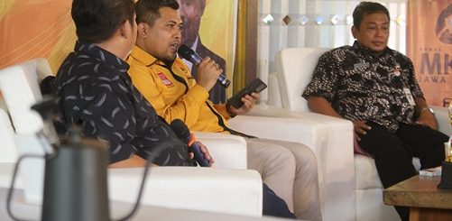 Ferry Wawan Cahyono dalam acara FGD dengan tema ‘Startegi Pengembangan UMKM di Jateng,’ di Anjungan Wonogiri Grand Maerakaca Kota Semarang, Rabu (31/8/2022).