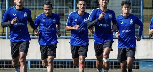 Para pemain PSIS melakukan Latihan di Stadion Citarum. Photo By : Tangkapan Layar dari Instagram @psisofficial