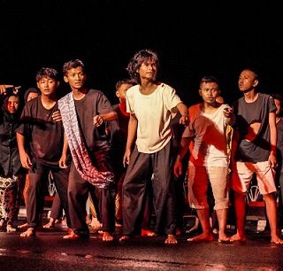 Penampilan opera Pertempuran Lima Hari di Semarang 