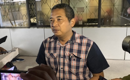 Pengacara keluarga Iwan Boedi, Yunantyo Adi Setiawan saat memberikan keterangan di Gedung DPRD Jateng