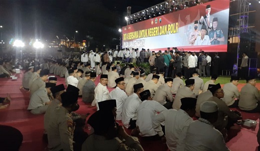 Polda Jateng menggelar doa bersama untuk negeri dan Polri