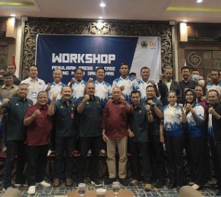 Para peserta workshop penulisan press release bidang media dan humas