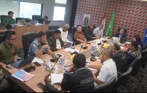 Rapat PSSI yang berlangsung di kantor PSSI, GBK Arena, Kamis (12/1/2023)