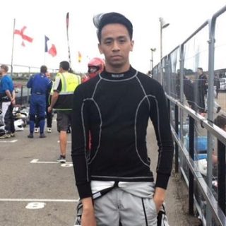 RM Gusthilantika Marrel Suryokusumo saat mengikuti ajang balap di Inggris Raya.