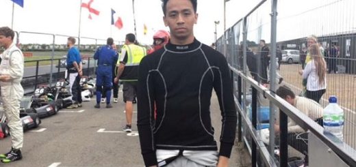 RM Gusthilantika Marrel Suryokusumo saat mengikuti ajang balap di Inggris Raya.