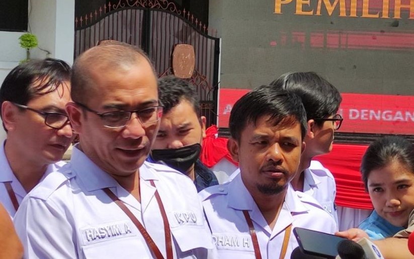 Ketua KPU, Hasyim Asy’ari.