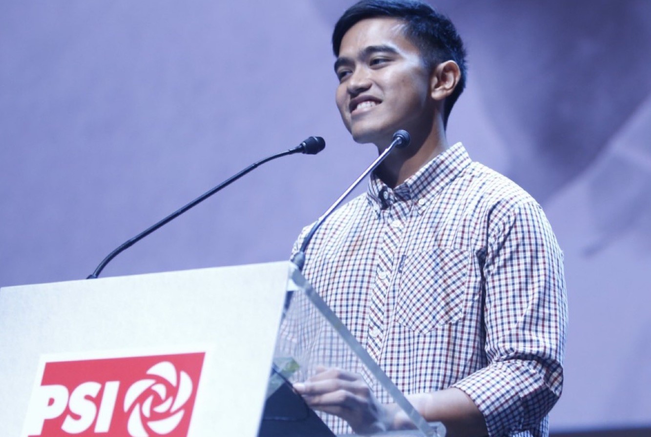 Ketum PSI, Kaesang Pangarep.