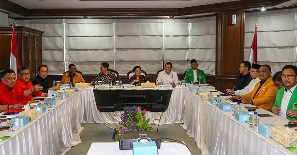 Tim Pemenangan Nasional (TPN) Ganjar Pranowo mengadakan rapat bersama para ketua umum partai pendukung, Rabu (13/9/2023)