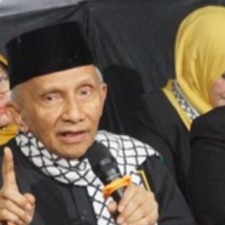 Ketua Majelis Syuro Partai Ummat, Amien Rais