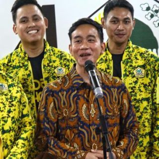Walikota Solo Gibran Rakabuming Raka menghadiri Rapimnas Partai Golkar, Sabtu (21/10/2023)