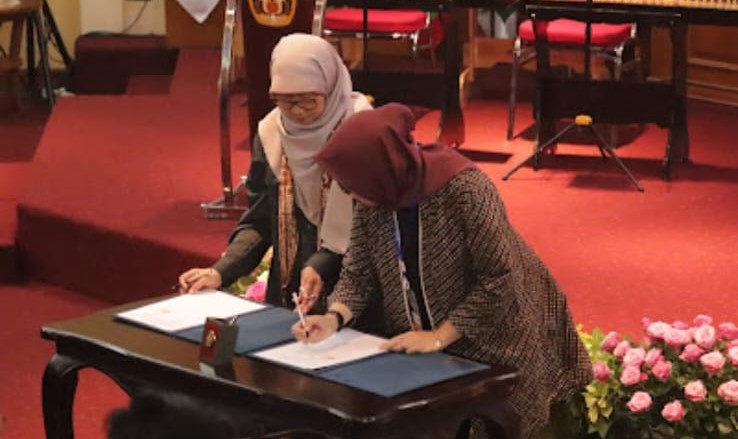 Penandatanganan perjanjian kerja sama Fakultas Teknologi Pertanian Universitas Semarang (FTP USM) dengan 10 Fakultas dari berbagai perguruan tinggi di Indonesia