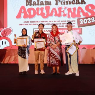 Wali Kota Semarang, Hevearita Gunaryanti Rahayu saat menghadiri malam puncak Apresiasi Duta Genre dan Jambore Ajang Kreativitas Remaja Tingkat Nasional (Adujaknas) 2023 di Taman Indonesia Kaya, Selasa (31/10) malam.