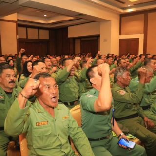 234 Ribu Satlinmas Siap Siaga Amankan 117 Ribu TPS di Jateng