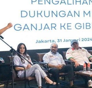 Deklarasi dukungan dari Masyarakat Pendukung Ganjar (MPG) menjadi Masyarakat Pendukung Gibran