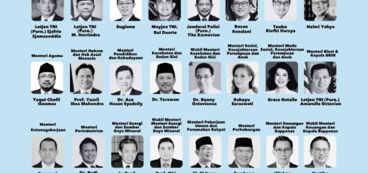 Poster “Kabinet Indonesia Emas” yang viral di medsos dan dipastikan hoaks