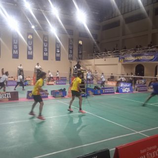Kejuaraan Bulu Tangkis USM Open 2024 kelompok antarpelajar di Gelora USM