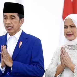 Presiden Joko Widodo dan Ibu Negara Iriana