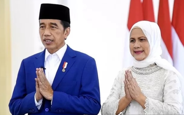 Presiden Joko Widodo dan Ibu Negara Iriana