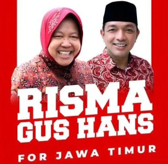 Pasangan Risma-Gus Han diusung PDI Perjuangan untuk Pilkada Jawa Timur 2024