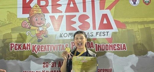 Tasya Ivanka, juara 1 Kategori Solo Vokal dalam ajang Kreativesia 2024 yang diselenggarakan oleh Kementerian Pemuda dan Olahraga (Kemenpora)